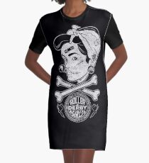 Zombie Roller Derby Girls Graphic T-Shirt Dress