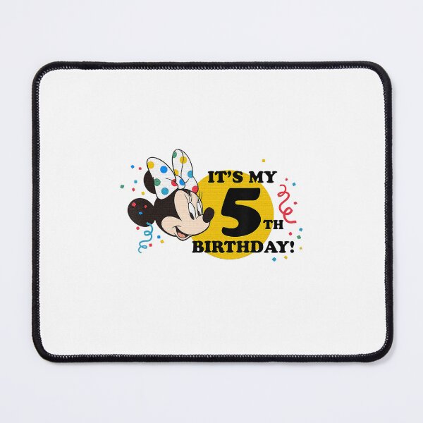 Item preview, Girls Kids Cute Cartoon Mouse 5th Birthday Gifts designed and sold by kaforstx.