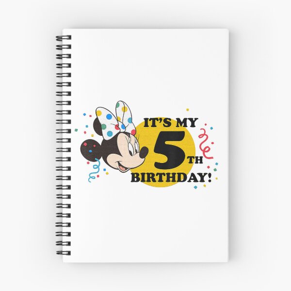 Item preview, Girls Kids Cute Cartoon Mouse 5th Birthday Gifts designed and sold by kaforstx.