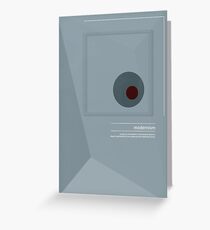 Modernism Greeting Card