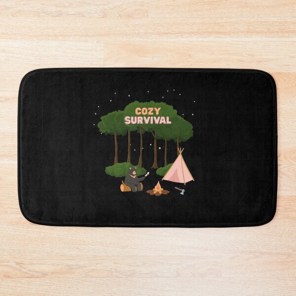 Item preview, Cozy Bear Camping Cozy Survival designed and sold by GoseStudio.