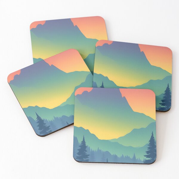 Item preview, Add a Touch of Beauty and Tranquility to Your Life with Our Stunning Minimalist Matte Painting of Bavarian Alps Prints designed and sold by supeart.