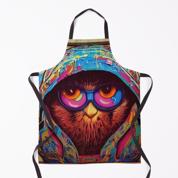 Item preview, a painting of an owl wearing sunglasses and a hoodie designed and sold by DesignAtYO.