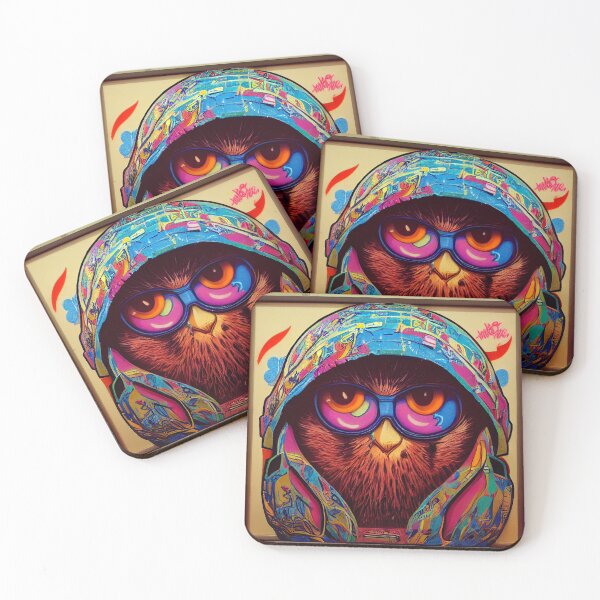 Item preview, a painting of an owl wearing sunglasses and a hoodie designed and sold by DesignAtYO.