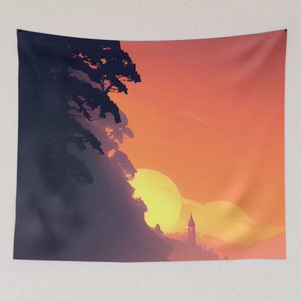 Item preview, Enhance Your Home with Our Beautiful Collection of Minimalist Landscape River View Prints designed and sold by supeart.