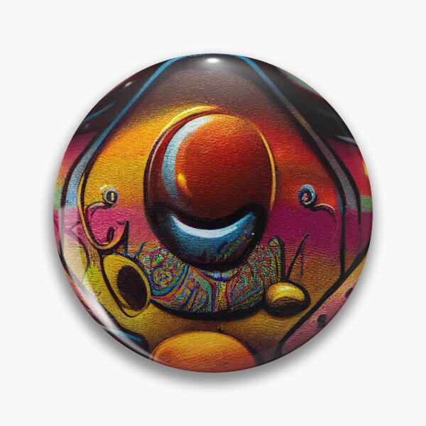Item preview, a close up of a face painted on a wall designed and sold by DesignAtYO.