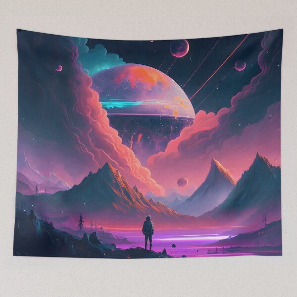 Item preview, "Nature of the Cosmos: The Lone Traveller" designed and sold by mai-gallery.