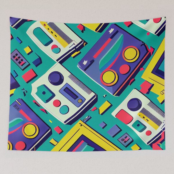 Item preview, Retro Pattern of the 2000s - Y2K Nostalgia, Back to the 90s designed and sold by HiArtify ❤️.
