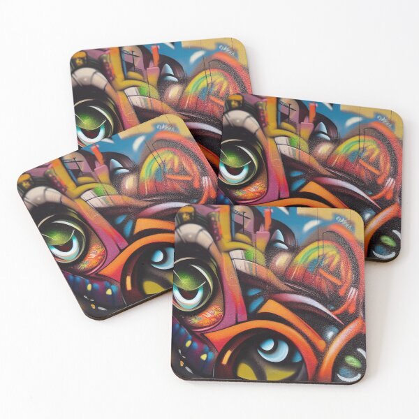 Item preview, a close up of graffiti on a wall designed and sold by DesignAtYO.