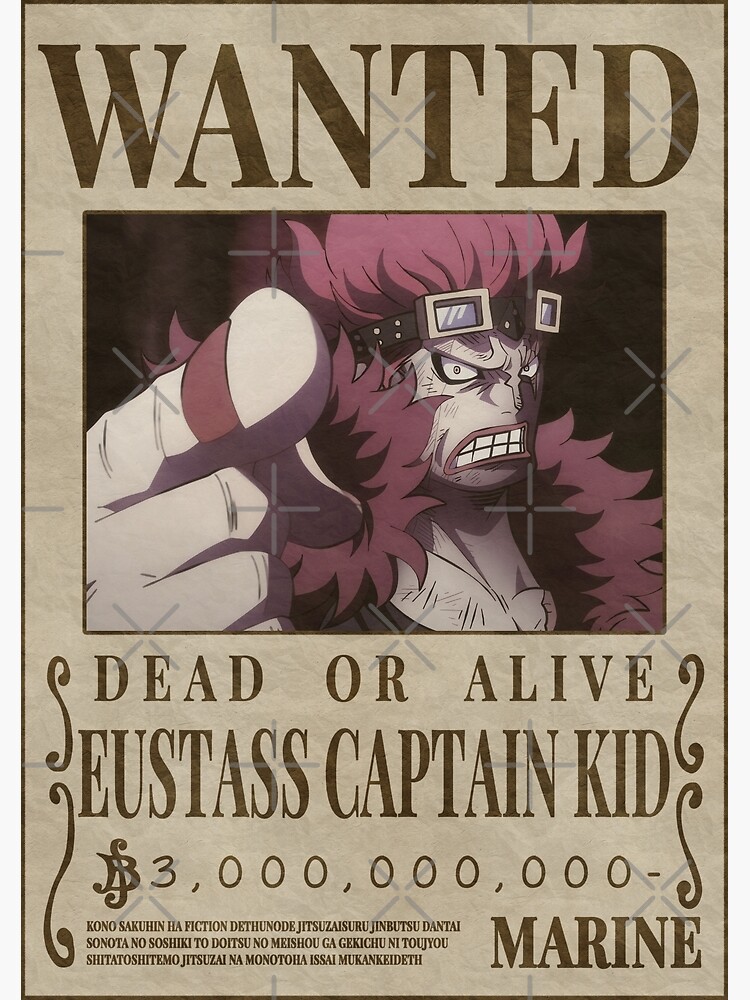 Avis de Recherche One Piece / Prime Eustass Kid – SakuraManga