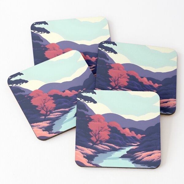 Item preview, Bring the Beauty of Blue Tones and Landscapes into Your Home with Our Stunning Minimalist Art Prints designed and sold by supeart.
