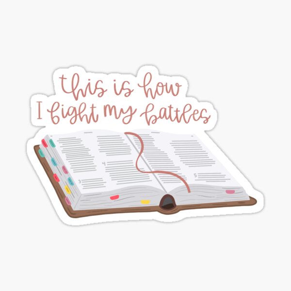 Bold Floral Devotional Christian Journal Stickers
