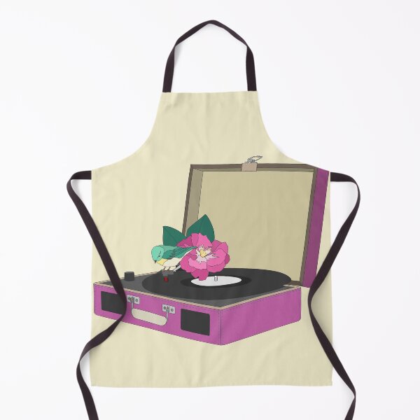 Item preview, Purple Floral Vinyl Record Player designed and sold by dailycake.