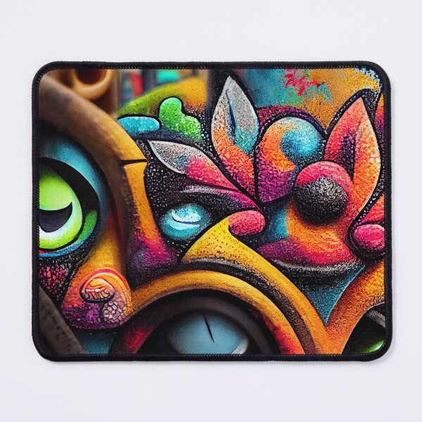 Item preview, a close up of a painting on the side of a building designed and sold by DesignAtYO.