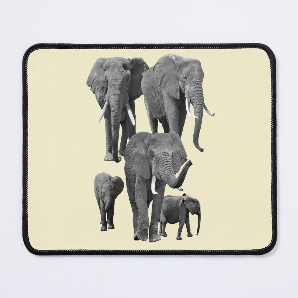Item preview, Elephant family - elephant - wild animals in Africa designed and sold by TShirtsundMehr.