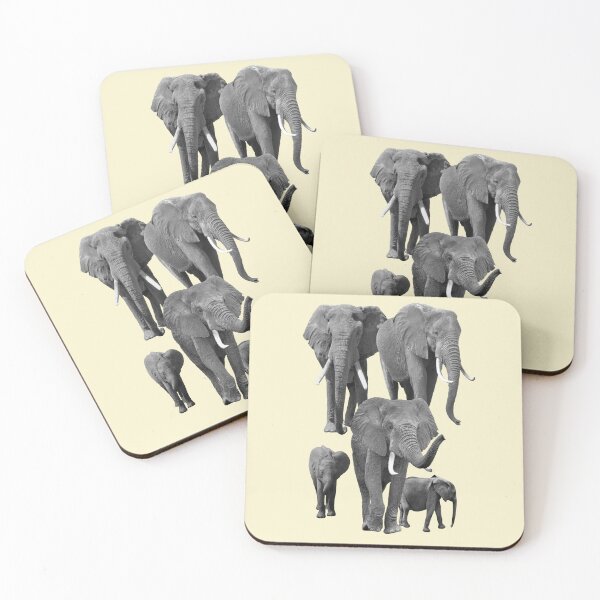 Item preview, Elephant family - elephant - wild animals in Africa designed and sold by TShirtsundMehr.