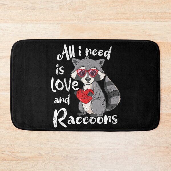 Item preview, Groovy Raccoon Lover I love Raccoon Hearts designed and sold by iliasjeff.