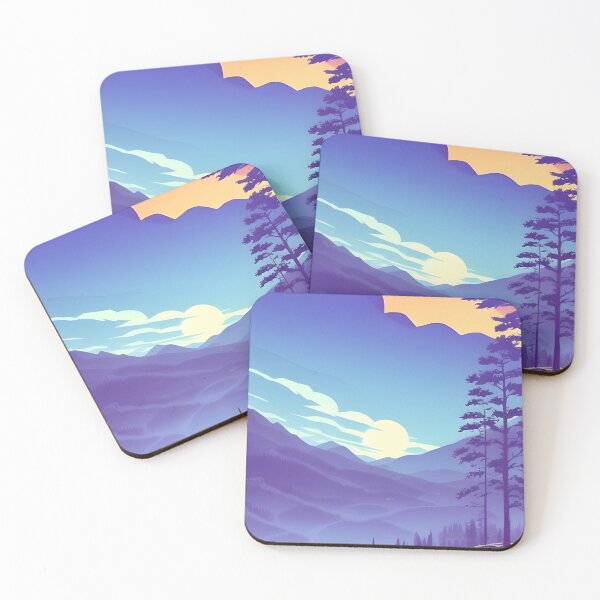 Item preview, Add a Touch of Beauty and Tranquility to Your Home with Our Wide Range of Gorgeous Minimalist Matte Painting of Beautiful Mountain Landscape in the Bavarian Alps Prints designed and sold by supeart.
