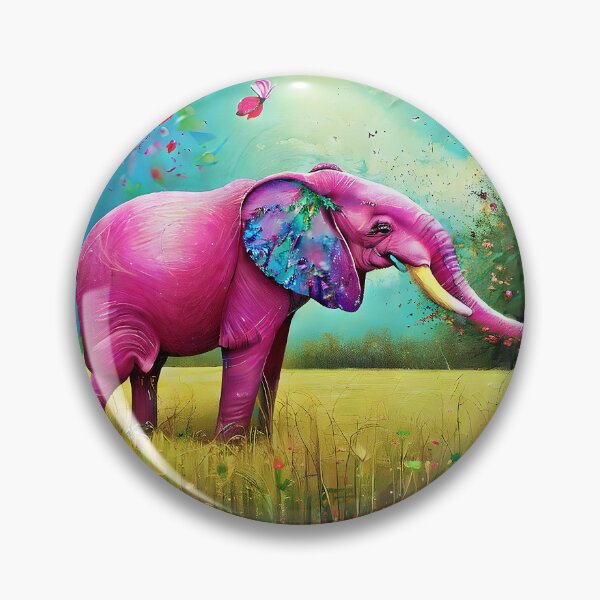 Item preview, Pink elephant designed and sold by bogfl.