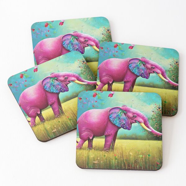 Item preview, Pink elephant designed and sold by bogfl.