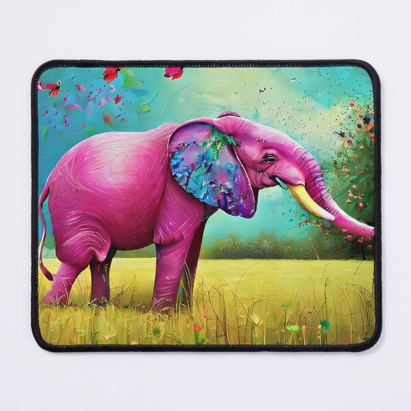 Item preview, Pink elephant designed and sold by bogfl.