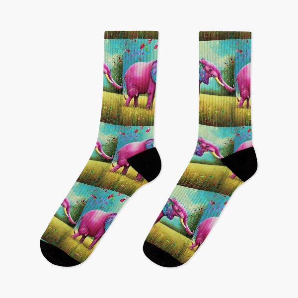 Item preview, Pink elephant designed and sold by bogfl.