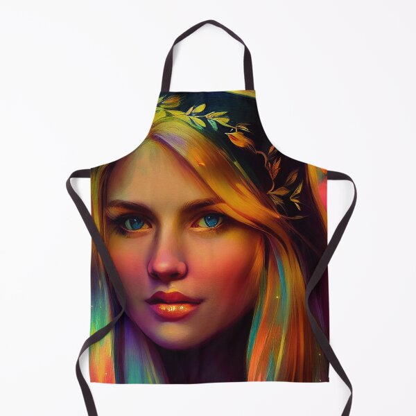 Item preview, a painting of a woman with long blonde hair designed and sold by DesignAtYO.
