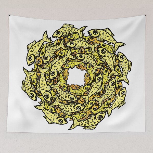 Item preview, Fish Spiral gold designed and sold by Rain-Shepherd.