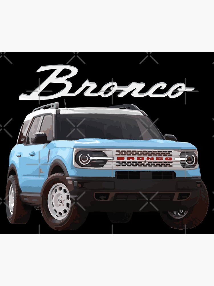 Ford Bronco Heritage edition Robin's Egg blue Ford Bronco MURICA SUV sport  truck Essential T-Shirt for Sale by cowtownCOWBOY