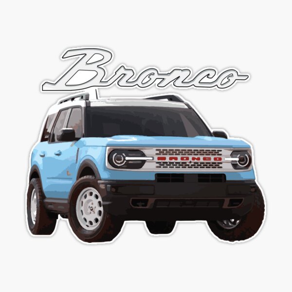 Ford Bronco Heritage edition Robin's Egg blue Ford Bronco MURICA SUV sport  truck Essential T-Shirt for Sale by cowtownCOWBOY