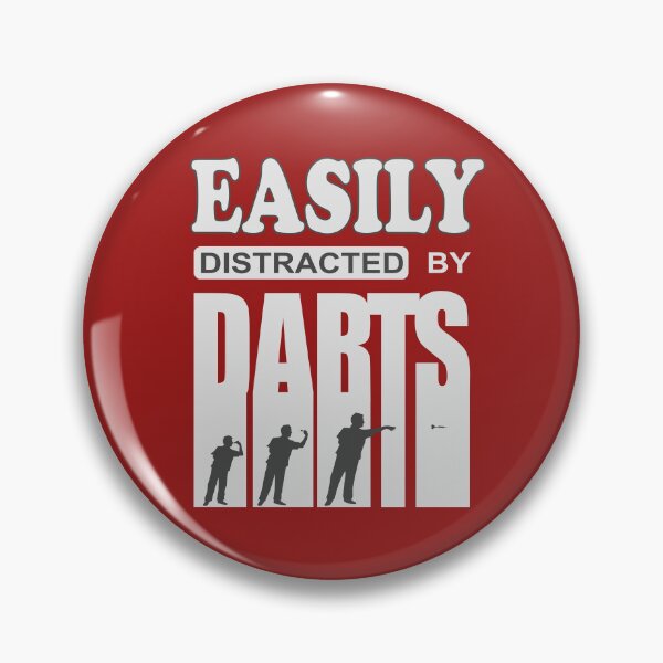 Item preview, Dart cool quote Easily distracted by darts designed and sold by ChrUzDesigner.