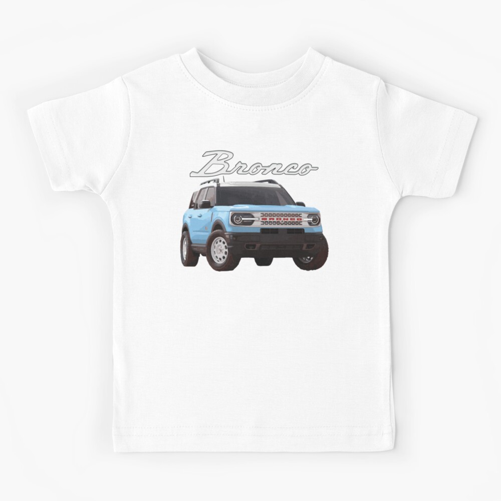 Ford Bronco - Youth Retro Rainbow Long Sleeve T-Shirt