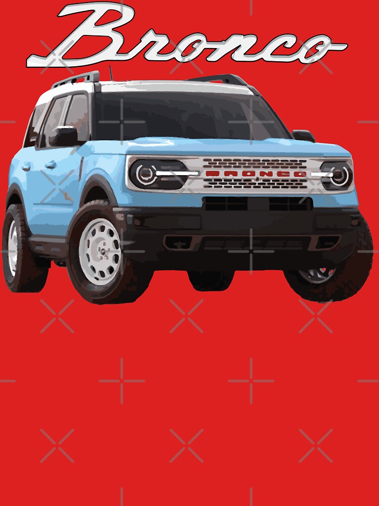 CowtownCowboyGaming Ford Bronco Heritage Edition Robin's Egg Blue Ford Bronco Murica SUV Sport Truck T-Shirt