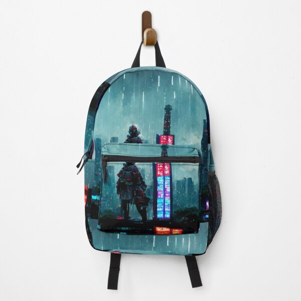 Item preview, Cybernaut - Cyberpunk Cityscape Skyline designed and sold by ArkMinted.