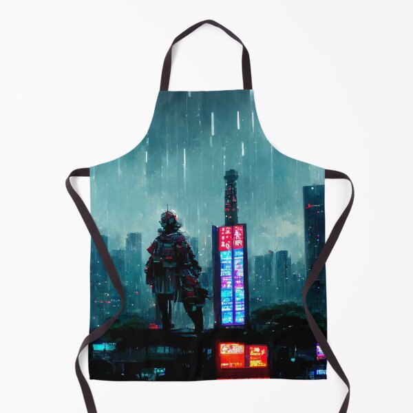 Item preview, Cybernaut - Cyberpunk Cityscape Skyline designed and sold by ArkMinted.