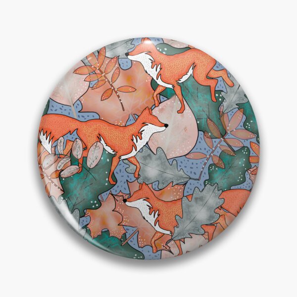 Item preview, Zorros de otoño en azul designed and sold by SarahMac39.