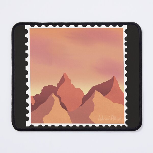 Item preview, Mountain Range Stamp designed and sold by AdriansAllsorts.