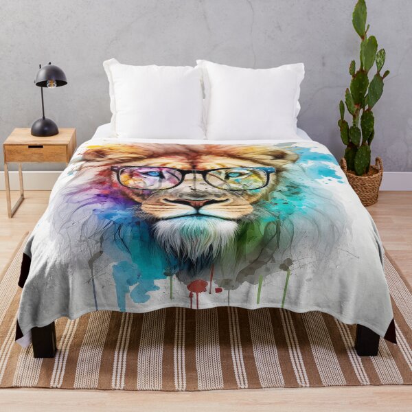 Item preview, The lion with the glasses designed and sold by PickCreation.