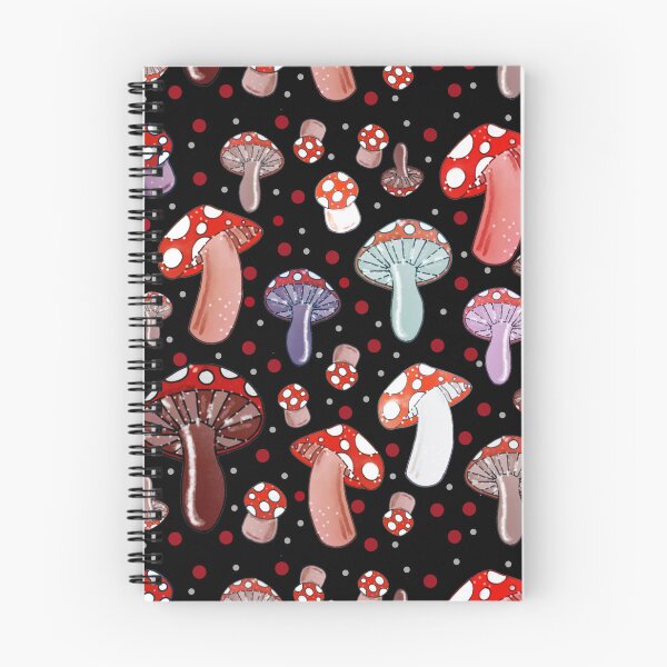Item preview, Mushrooms on black designed and sold by SarahMac39.