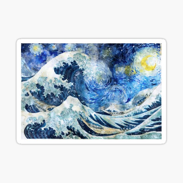Item preview, Great Wave During a Starry Night  (Click on Artist Notes) designed and sold by sublimepw.