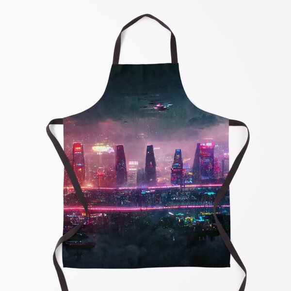 Item preview, System - Cyberpunk Cityscape Skyline designed and sold by ArkMinted.