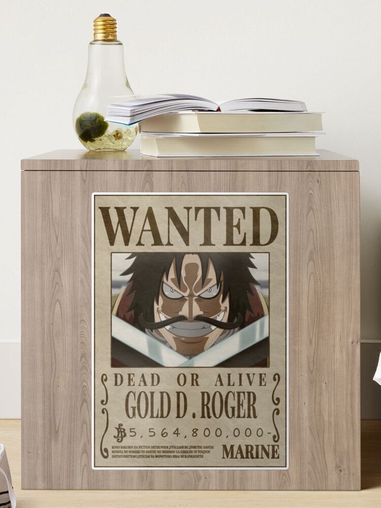 Gold D Roger Wanted poster one piece bounty (2023 updated price )  Essential T-Shirt for Sale by justchemsou