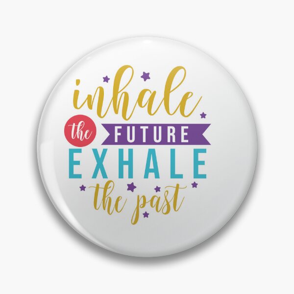 Item preview, Inhale the future exhale the past motivation lettering quote designed and sold by RubyCollection.