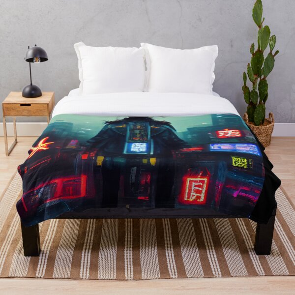Item preview, Lo-fi Novis - Horizonte de paisaje urbano Cyberpunk designed and sold by ArkMinted.
