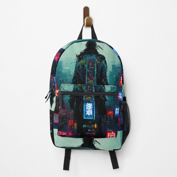 Item preview, Novis - Cyberpunk Cityscape Skyline designed and sold by ArkMinted.