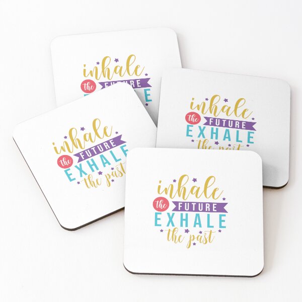 Item preview, Inhale the future exhale the past motivation lettering quote designed and sold by RubyCollection.