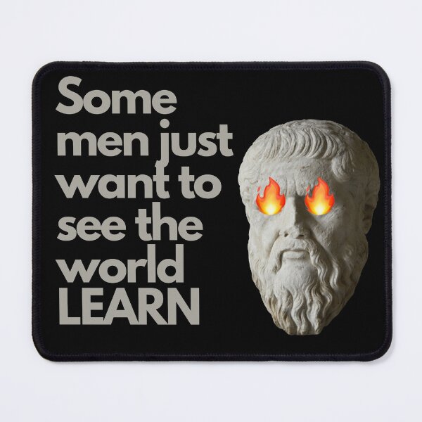 Item preview, Some men just want to watch the world LEARN designed and sold by Cleanthes.