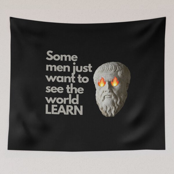 Item preview, Some men just want to watch the world LEARN designed and sold by Cleanthes.