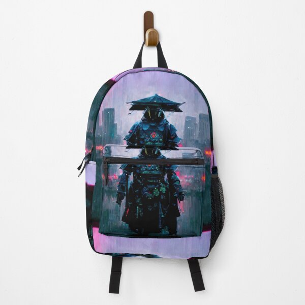 Item preview, Mission - Cyberpunk Cityscape Skyline designed and sold by ArkMinted.