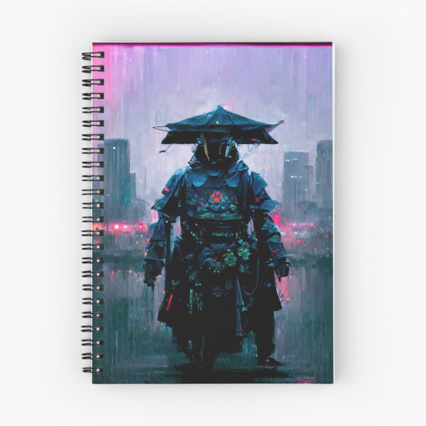 Item preview, Mission - Cyberpunk Cityscape Skyline designed and sold by ArkMinted.